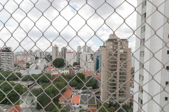 Vista da área de serviço  de apartamento para alugar com 1 quarto, 41m² em Vila Mariana, São Paulo