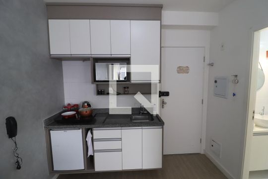 Cozinha de kitnet/studio à venda com 1 quarto, 27m² em Tatuapé, São Paulo