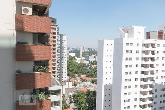 Vista da varanda  de apartamento para alugar com 2 quartos, 74m² em Vila Mariana, São Paulo