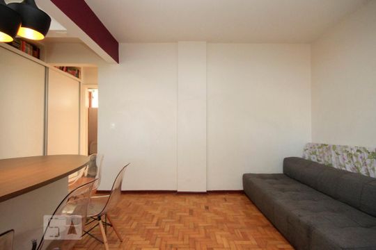 Sala de apartamento à venda com 1 quarto, 48m² em Bela Vista, São Paulo