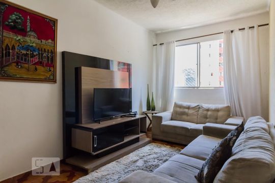 Sala de apartamento para alugar com 2 quartos, 78m² em Vila Leonor, Guarulhos