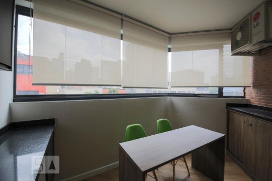 Varanda Gourmet de apartamento para alugar com 1 quarto, 30m² em Pinheiros, São Paulo