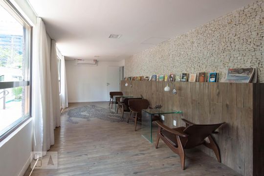 Lounge de apartamento à venda com 1 quarto, 90m² em Cidade Monções, São Paulo