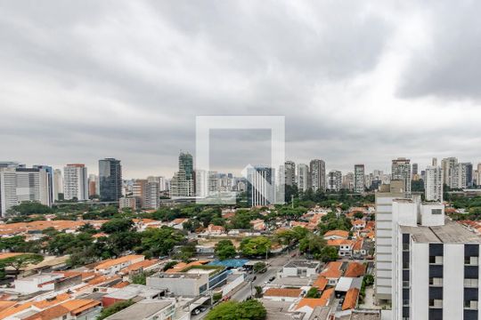 Vista da Varanda de kitnet/studio à venda com 1 quarto, 30m² em Santo Amaro, São Paulo