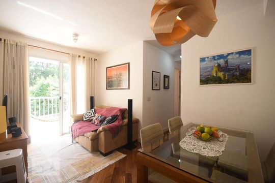 Sala de apartamento para alugar com 2 quartos, 57m² em Parque Reboucas, São Paulo