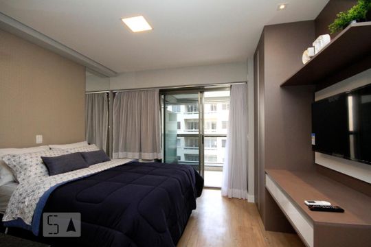Studio de kitnet/studio para alugar com 1 quarto, 28m² em República, São Paulo