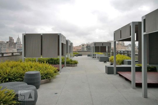 Área Comum de kitnet/studio para alugar com 1 quarto, 28m² em República, São Paulo