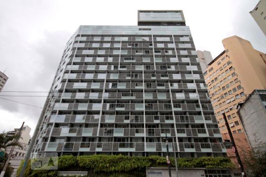 Fachada de kitnet/studio para alugar com 1 quarto, 18m² em Cerqueira César, São Paulo