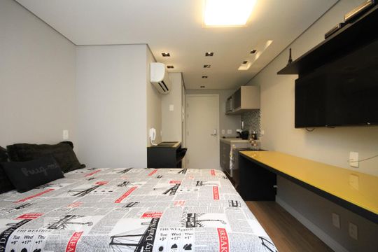 Studio de kitnet/studio para alugar com 1 quarto, 18m² em Cerqueira César, São Paulo