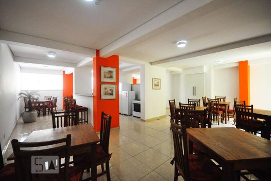 Salão de festa de apartamento à venda com 2 quartos, 60m² em Jardim Ampliação, São Paulo