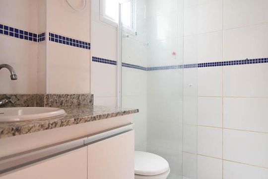 Banheiro de apartamento à venda com 2 quartos, 60m² em Jardim Ampliação, São Paulo