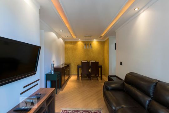 Sala de apartamento à venda com 2 quartos, 50m² em Vila Firmiano Pinto, São Paulo
