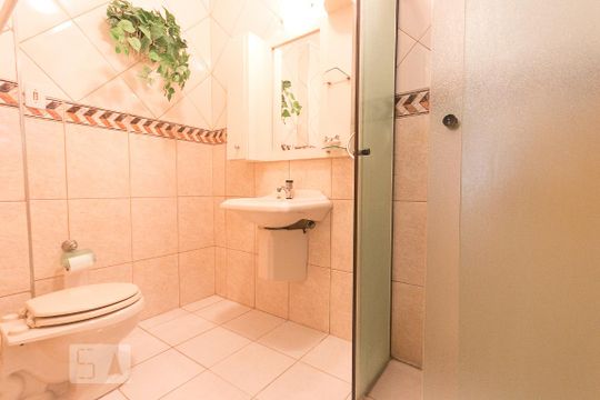 Banheiro da suíte  de apartamento à venda com 1 quarto, 39m² em Aclimação, São Paulo
