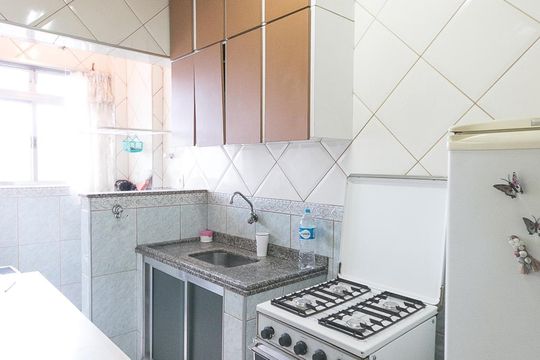 Cozinha  de apartamento à venda com 1 quarto, 39m² em Aclimação, São Paulo