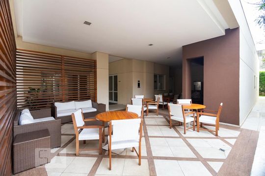 Área externa Churrasqueira de apartamento à venda com 1 quarto, 53m² em Jardim Brasil (zona Sul), São Paulo