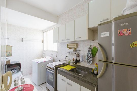 Cozinha de apartamento à venda com 2 quartos, 62m² em Curicica, Rio de Janeiro