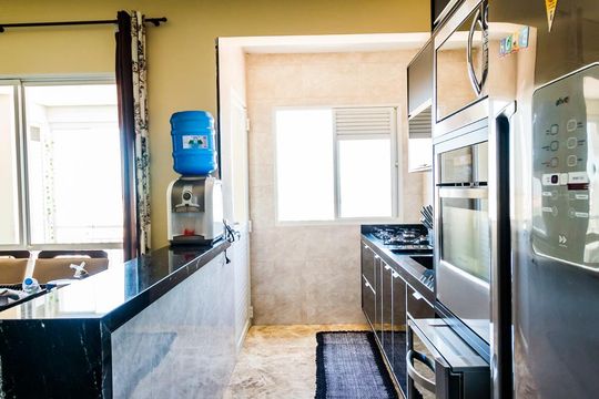 Cozinha de apartamento para alugar com 3 quartos, 80m² em Ponte Preta, Campinas
