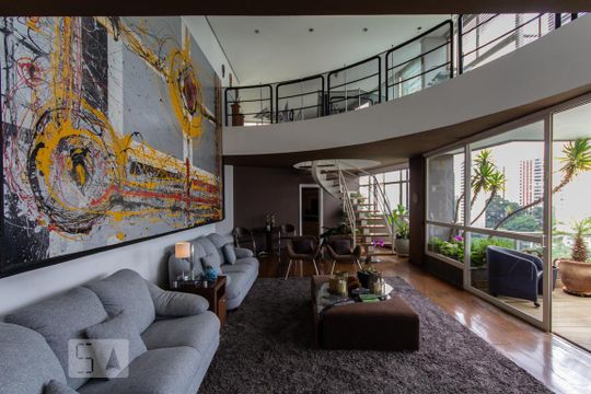 Sala de apartamento à venda com 4 quartos, 600m² em Vila Suzana, São Paulo
