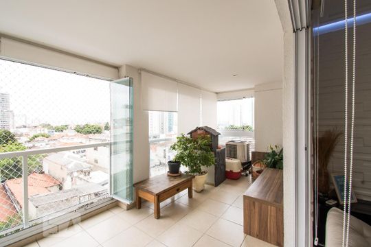 Varanda Gourmet de apartamento à venda com 4 quartos, 130m² em Ipiranga, São Paulo