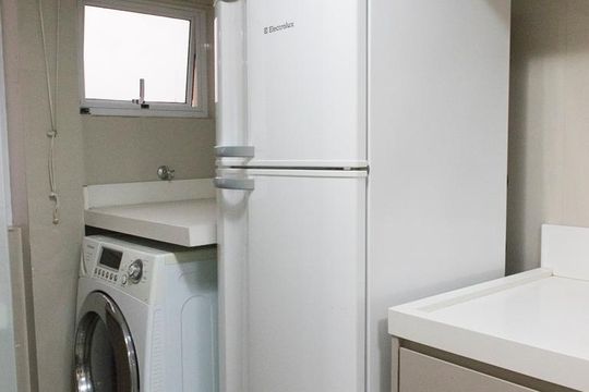 Cozinha de apartamento para alugar com 1 quarto, 59m² em Vila Buarque, São Paulo