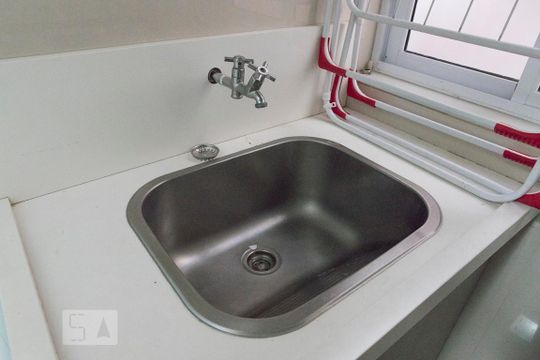 Área de serviço de apartamento para alugar com 1 quarto, 59m² em Vila Buarque, São Paulo