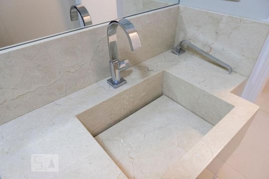 Banheiro de apartamento para alugar com 1 quarto, 59m² em Vila Buarque, São Paulo