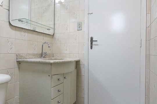 Banheiro  de apartamento para alugar com 1 quarto, 40m² em Ipiranga, São Paulo