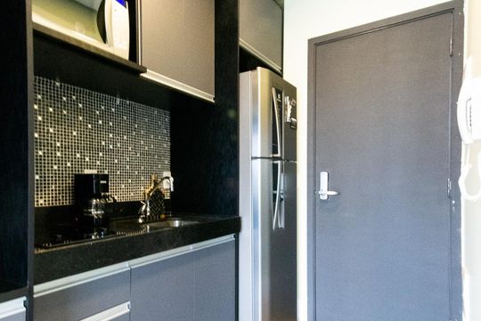 Cozinha de kitnet/studio à venda com 1 quarto, 25m² em Vila Olímpia, São Paulo