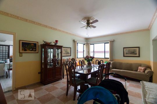 Sala de jantar de casa para alugar com 3 quartos, 400m² em Mirandópolis, São Paulo