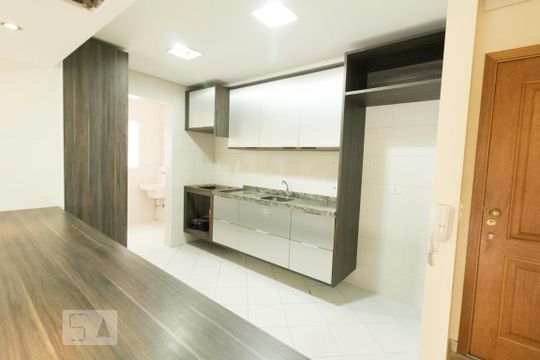 Cozinha de apartamento à venda com 2 quartos, 85m² em Vila Valparaíso, Santo André