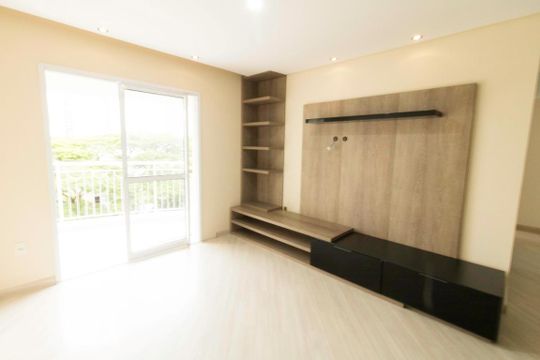 Sala de apartamento à venda com 2 quartos, 85m² em Vila Valparaíso, Santo André