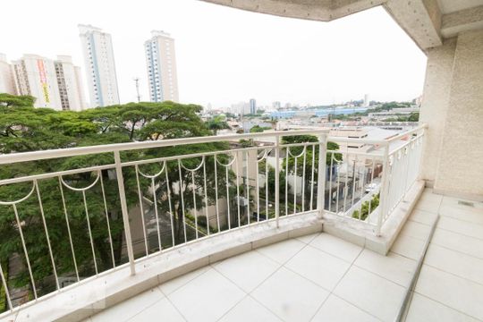 Varanda de apartamento à venda com 2 quartos, 85m² em Vila Valparaíso, Santo André