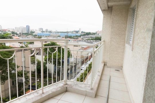 Varanda de apartamento à venda com 2 quartos, 85m² em Vila Valparaíso, Santo André
