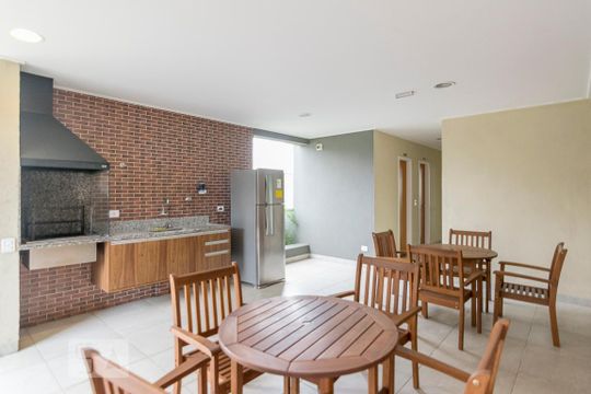 Churrasqueira de apartamento à venda com 1 quarto, 52m² em Campestre, Santo André