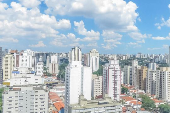 Vista quarto 2 de apartamento à venda com 2 quartos, 142m² em Vila Olímpia, São Paulo