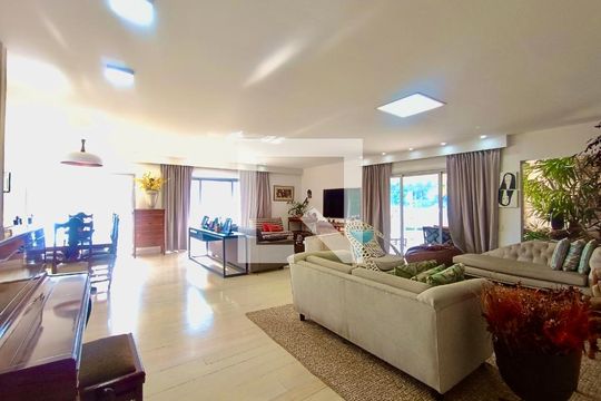 Sala de apartamento para alugar com 4 quartos, 280m² em Lagoa, Rio de Janeiro