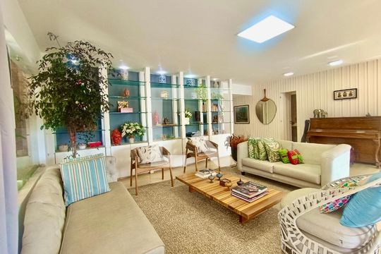 Sala de apartamento para alugar com 4 quartos, 280m² em Lagoa, Rio de Janeiro