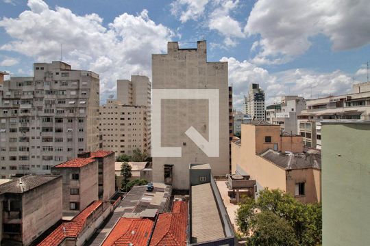 Vista de apartamento para alugar com 1 quarto, 53m² em República, São Paulo