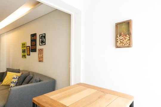 Varanda Sala de apartamento para alugar com 2 quartos, 57m² em Vila Olímpia, São Paulo
