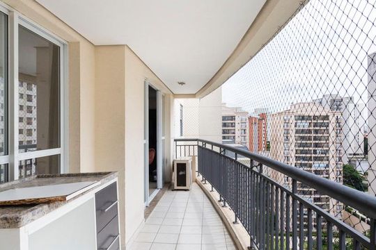 Varanda Gourmet de apartamento para alugar com 3 quartos, 172m² em Vila Mascote, São Paulo
