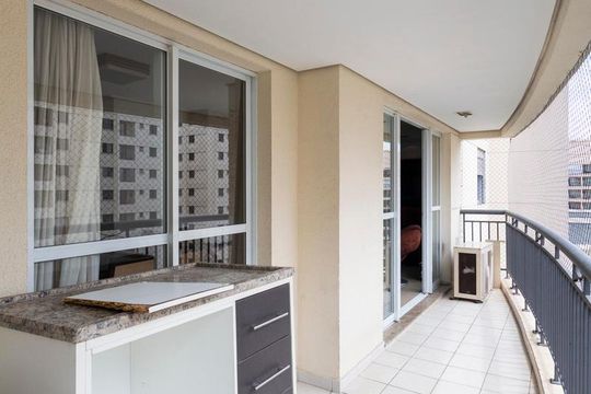 Varanda Gourmet de apartamento para alugar com 3 quartos, 172m² em Vila Mascote, São Paulo