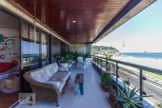 Varanda de apartamento à venda com 3 quartos, 198m² em Barra da Tijuca, Rio de Janeiro