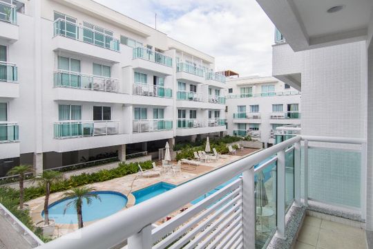 Varanda Suíte de apartamento para alugar com 2 quartos, 83m² em Recreio dos Bandeirantes, Rio de Janeiro