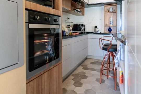 Cozinha de apartamento para alugar com 3 quartos, 150m² em Pinheiros, São Paulo