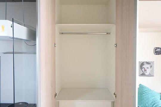 Armário do quarto de apartamento para alugar com 1 quarto, 29m² em Vila Indiana, São Paulo
