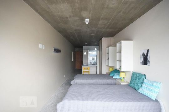 Sala de apartamento para alugar com 1 quarto, 29m² em Vila Indiana, São Paulo