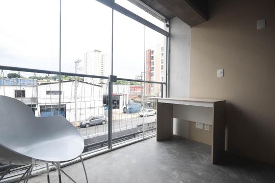 Varanda de apartamento para alugar com 1 quarto, 29m² em Vila Indiana, São Paulo
