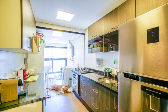 cozinha de apartamento para alugar com 2 quartos, 70m² em Mooca, São Paulo