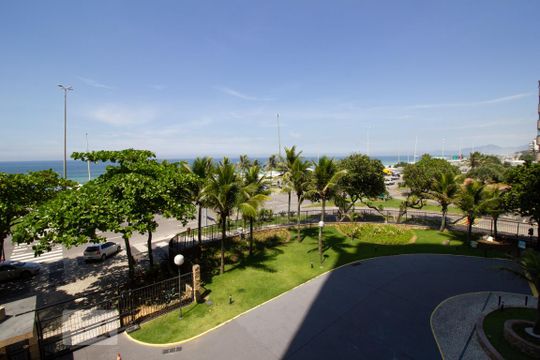 Vista Sala de apartamento para alugar com 4 quartos, 310m² em Barra da Tijuca, Rio de Janeiro