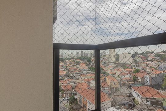 Varanda do Quarto  de apartamento para alugar com 2 quartos, 62m² em Vila Santo Estéfano, São Paulo